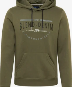 Blend Hoodies Sweatshirt Heren Kaki